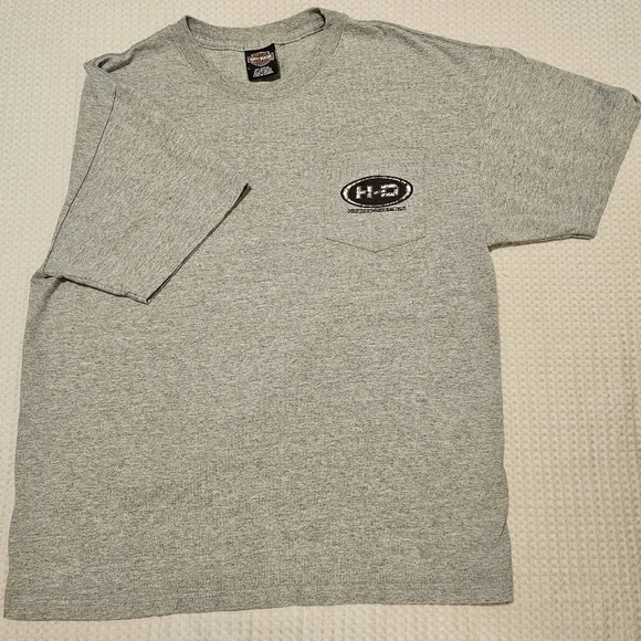 Harley-Davidson T-Shirt in Large.  GRAY - Picture 3 of 6